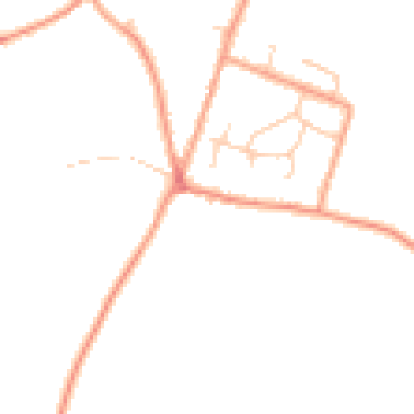 Daytime road noise heatmap for CT15 4DW