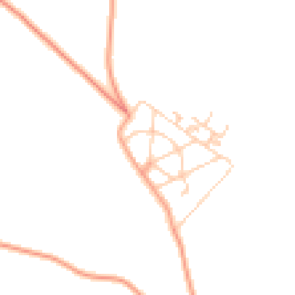 Daytime road noise heatmap for CT15 4ER