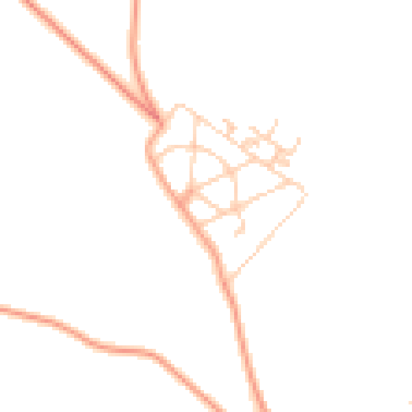 Daytime road noise heatmap for CT15 4EW
