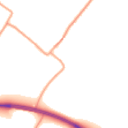 Daytime road noise heatmap for CT15 5AN