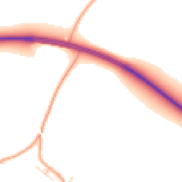 Daytime road noise heatmap for CT15 5BF