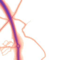 Daytime road noise heatmap for CT15 5EZ