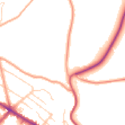 Daytime road noise heatmap for CT15 5FQ