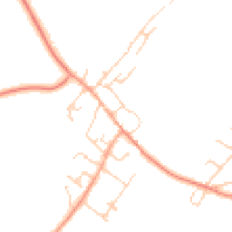 Daytime road noise heatmap for CT15 6AT