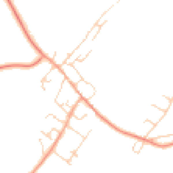 Daytime road noise heatmap for CT15 6BL