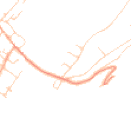 Daytime road noise heatmap for CT15 6BU