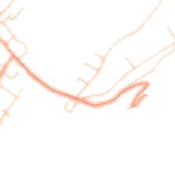 Daytime road noise heatmap for CT15 6DJ