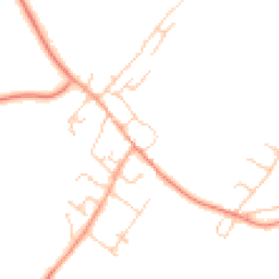 Daytime road noise heatmap for CT15 6FB