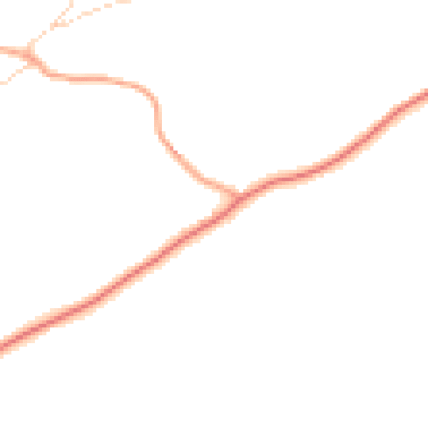 Daytime road noise heatmap for CT15 7DS