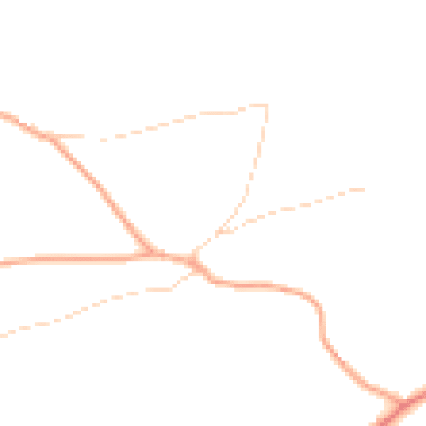 Daytime road noise heatmap for CT15 7DY