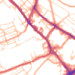 Daytime road noise heatmap for CT17 0AA