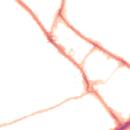 Night-time road noise heatmap for CT17 0AA