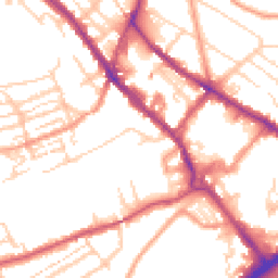 Daytime road noise heatmap for CT17 0AB