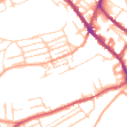 Daytime road noise heatmap for CT17 0AF