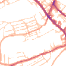 Daytime road noise heatmap for CT17 0AN