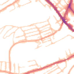 Daytime road noise heatmap for CT17 0AP