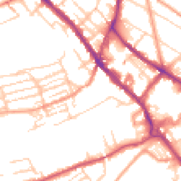 Daytime road noise heatmap for CT17 0AQ