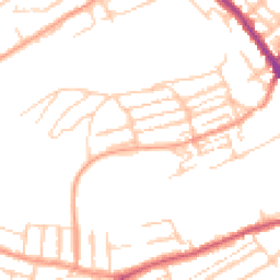 Daytime road noise heatmap for CT17 0AT