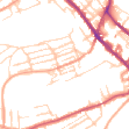 Daytime road noise heatmap for CT17 0AW