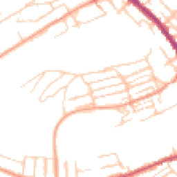 Daytime road noise heatmap for CT17 0AZ