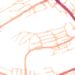 Daytime road noise heatmap for CT17 0BA