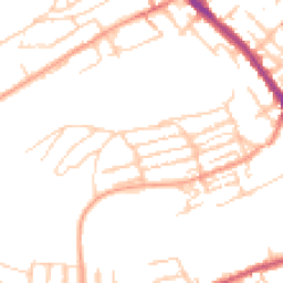 Daytime road noise heatmap for CT17 0BB