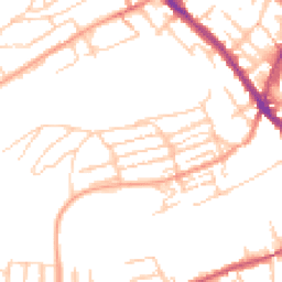 Daytime road noise heatmap for CT17 0BD