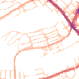 Daytime road noise heatmap for CT17 0BE