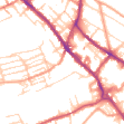Daytime road noise heatmap for CT17 0BL