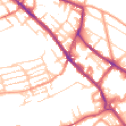 Daytime road noise heatmap for CT17 0BN