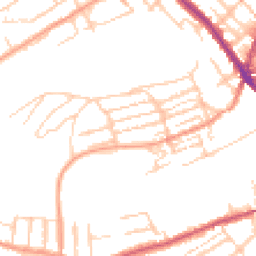 Daytime road noise heatmap for CT17 0BQ