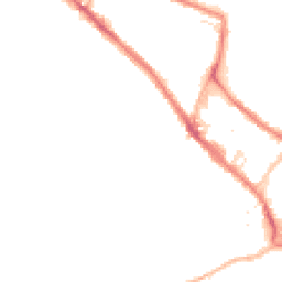 Night-time road noise heatmap for CT17 0BT