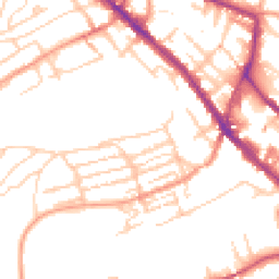 Daytime road noise heatmap for CT17 0BU