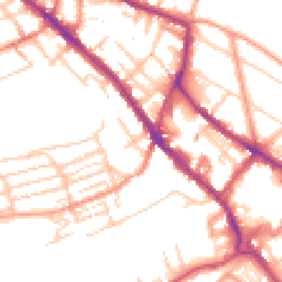 Daytime road noise heatmap for CT17 0BW