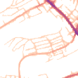 Daytime road noise heatmap for CT17 0BX