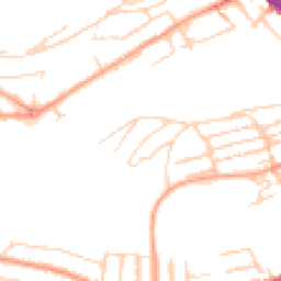 Daytime road noise heatmap for CT17 0DA