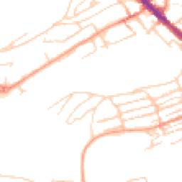 Daytime road noise heatmap for CT17 0DE