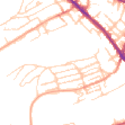 Daytime road noise heatmap for CT17 0DJ