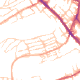 Daytime road noise heatmap for CT17 0DL