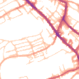 Daytime road noise heatmap for CT17 0DP