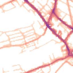 Daytime road noise heatmap for CT17 0DU