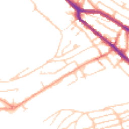 Daytime road noise heatmap for CT17 0FN