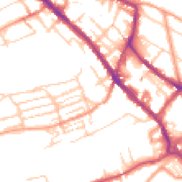 Daytime road noise heatmap for CT17 0FR
