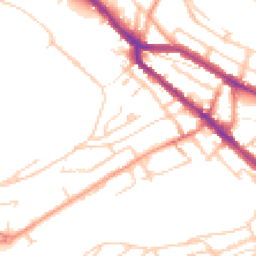Daytime road noise heatmap for CT17 0GG