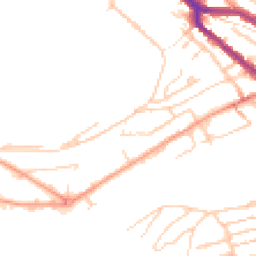 Daytime road noise heatmap for CT17 0HX
