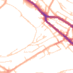 Daytime road noise heatmap for CT17 0JH