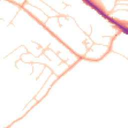 Daytime road noise heatmap for CT17 0LU