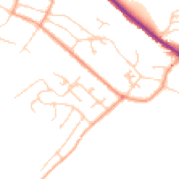 Daytime road noise heatmap for CT17 0LY