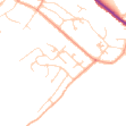 Daytime road noise heatmap for CT17 0NG
