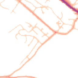 Daytime road noise heatmap for CT17 0NS
